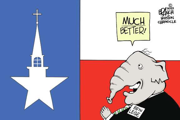 Story photo for 050523 chron gop texas christian flag web .jpg