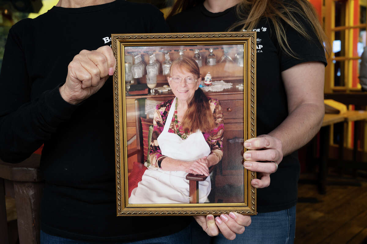 A photo of Barbara Walsh the owner and founder of Barbaraʻs Fishtrap in Half Moon Bay Calif., May 4, 2023