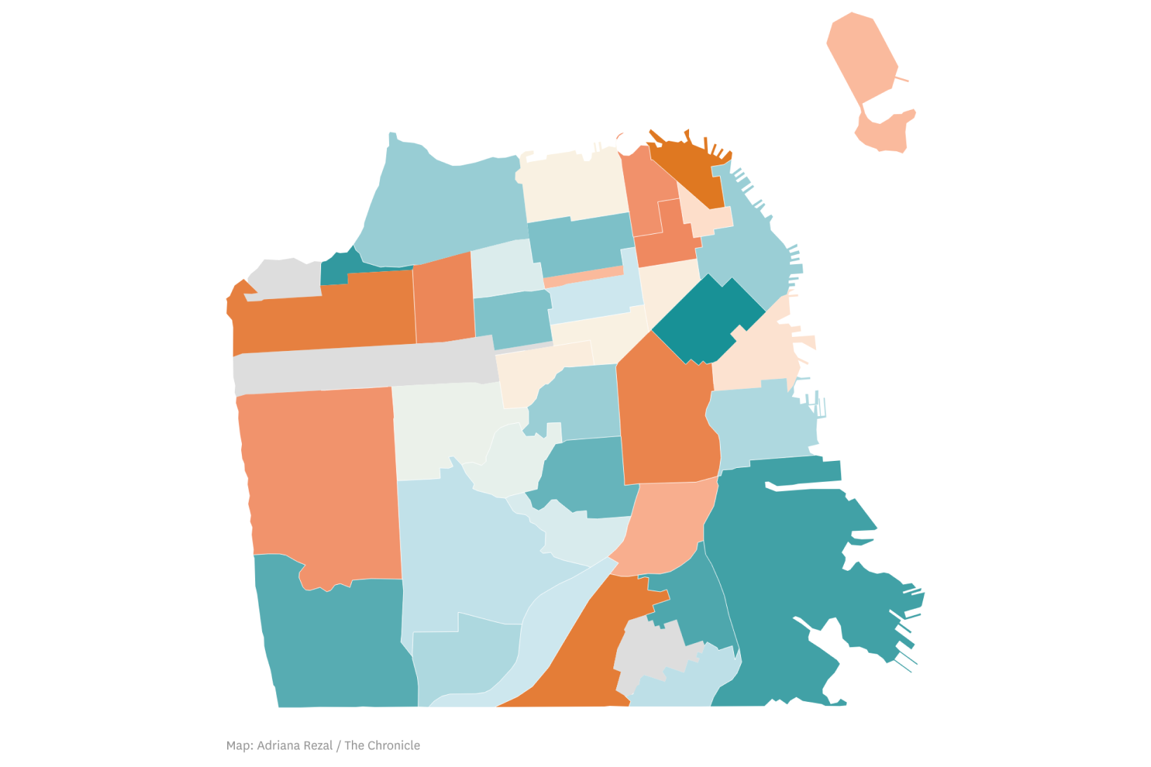 Map Shows How San Francisco's Immigrant Populations Are Changing