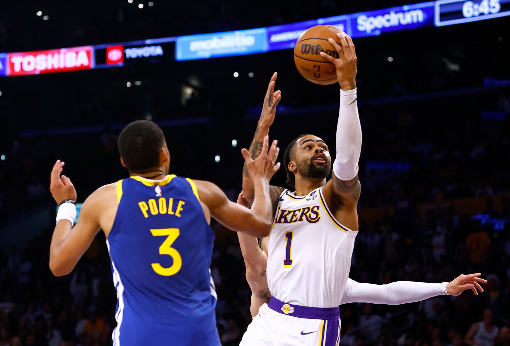 Lakers' Russell apparently greeted in LA as 'Warriors' father'