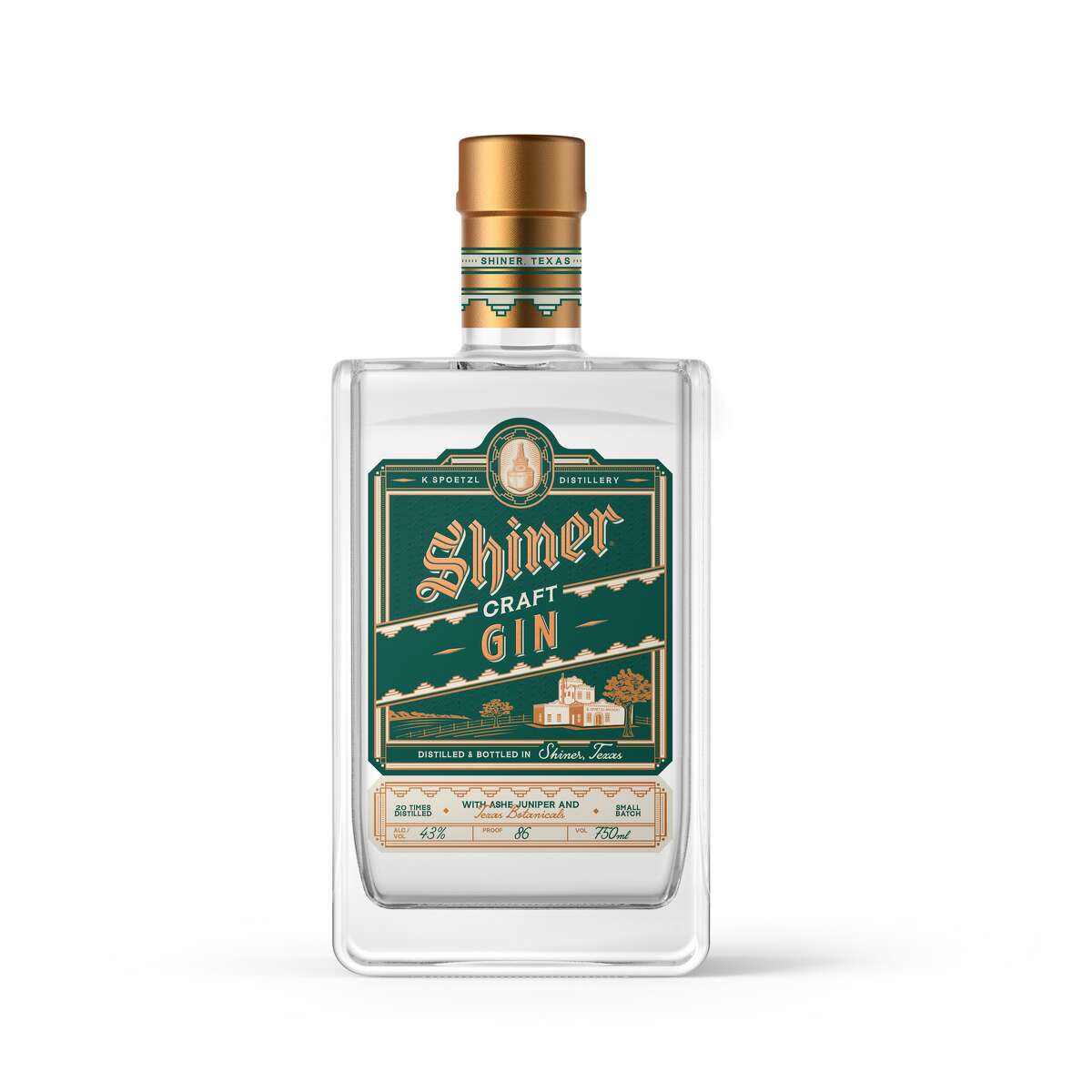 New Texas Shiner craft spirits including Vodka, Gin and more