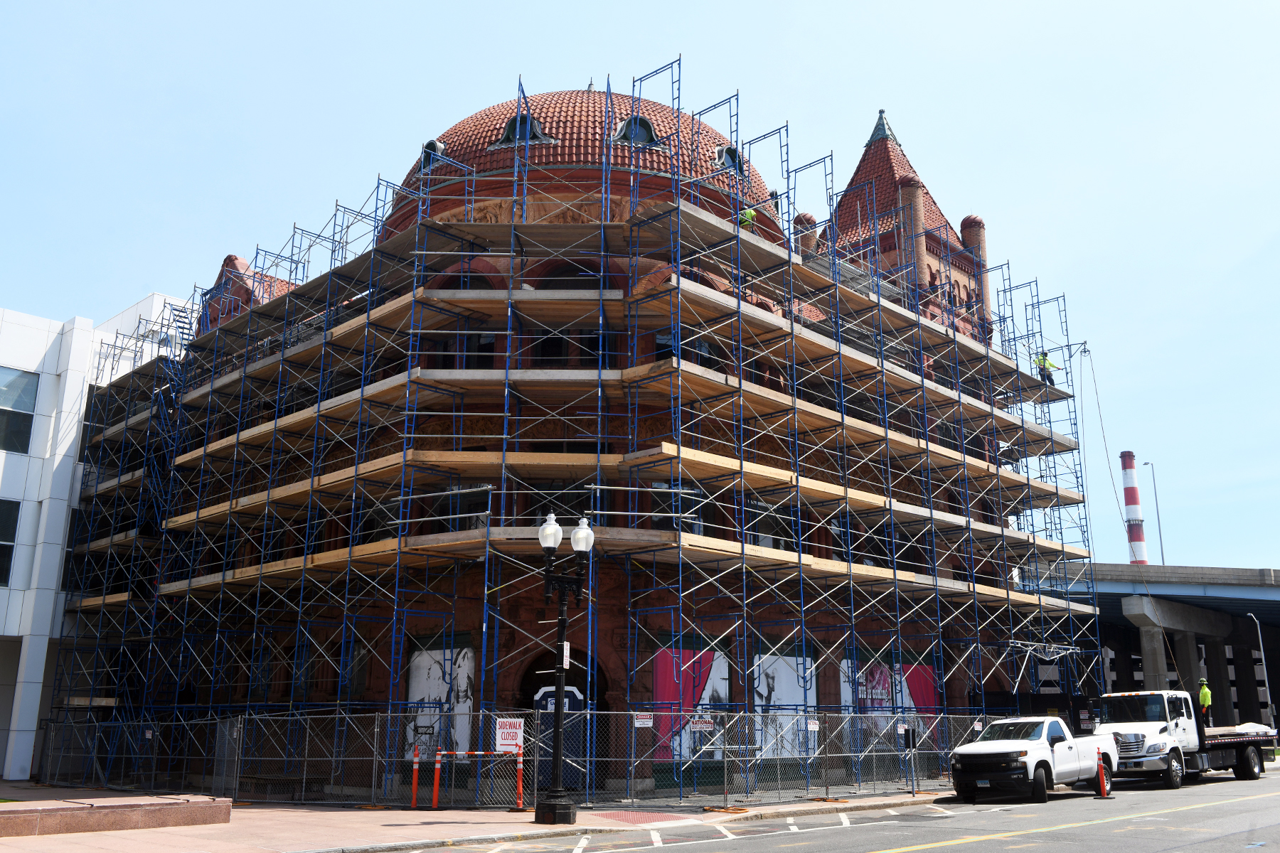 Scaffolding surrounds Bridgeport's Barnum Museum - Vimarsana News