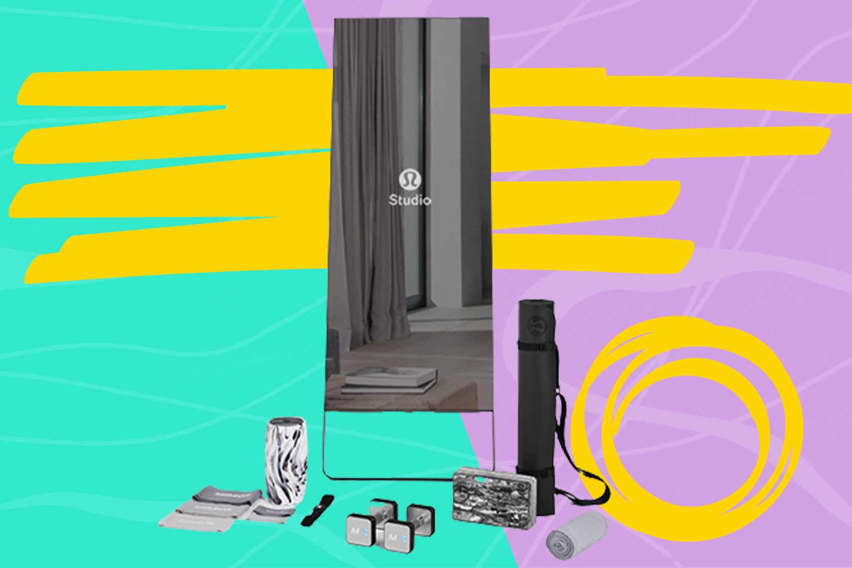 The lululemon Mirror comes with a bonus $200 gift card right now
