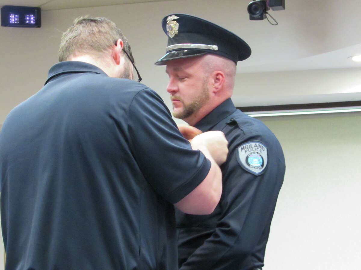 Midland Police Department Adds Three New Officers At Badge Ceremony