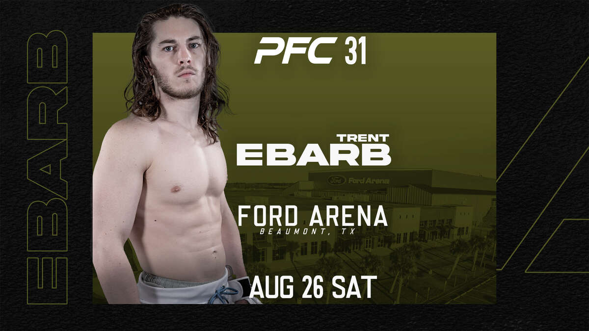 Beaumont native Trent Ebarb is on the fight card for this professional event at Ford Park.
