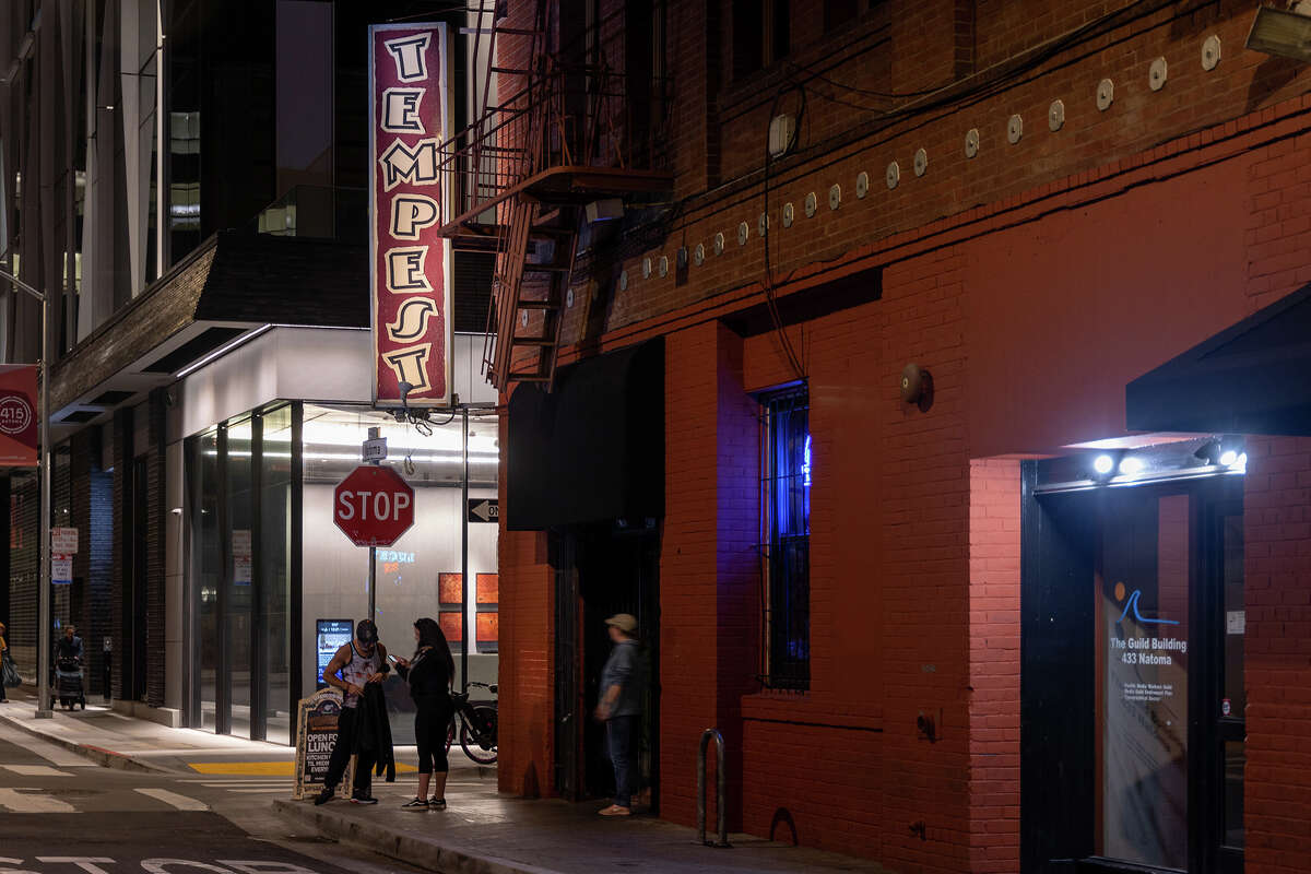 The Tempest at 431 Natoma St., an alley at the cross of Mary Street in San Francisco's SoMa District, as seen on Sunday night, May 7, 2023.