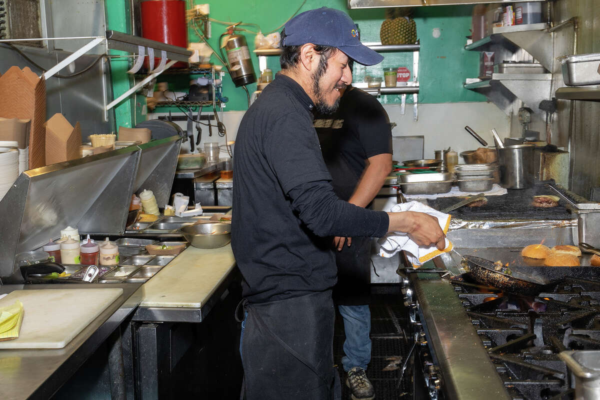 Gilberto Cinta fires up an order in the kitchen of Tempest, on Sunday evening, May 7, 2023.