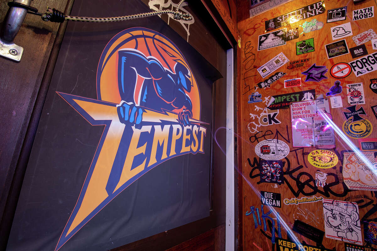 Details of Tempest in San Francisco's South of Market (SOMA) District as seen on May 7, 2023.