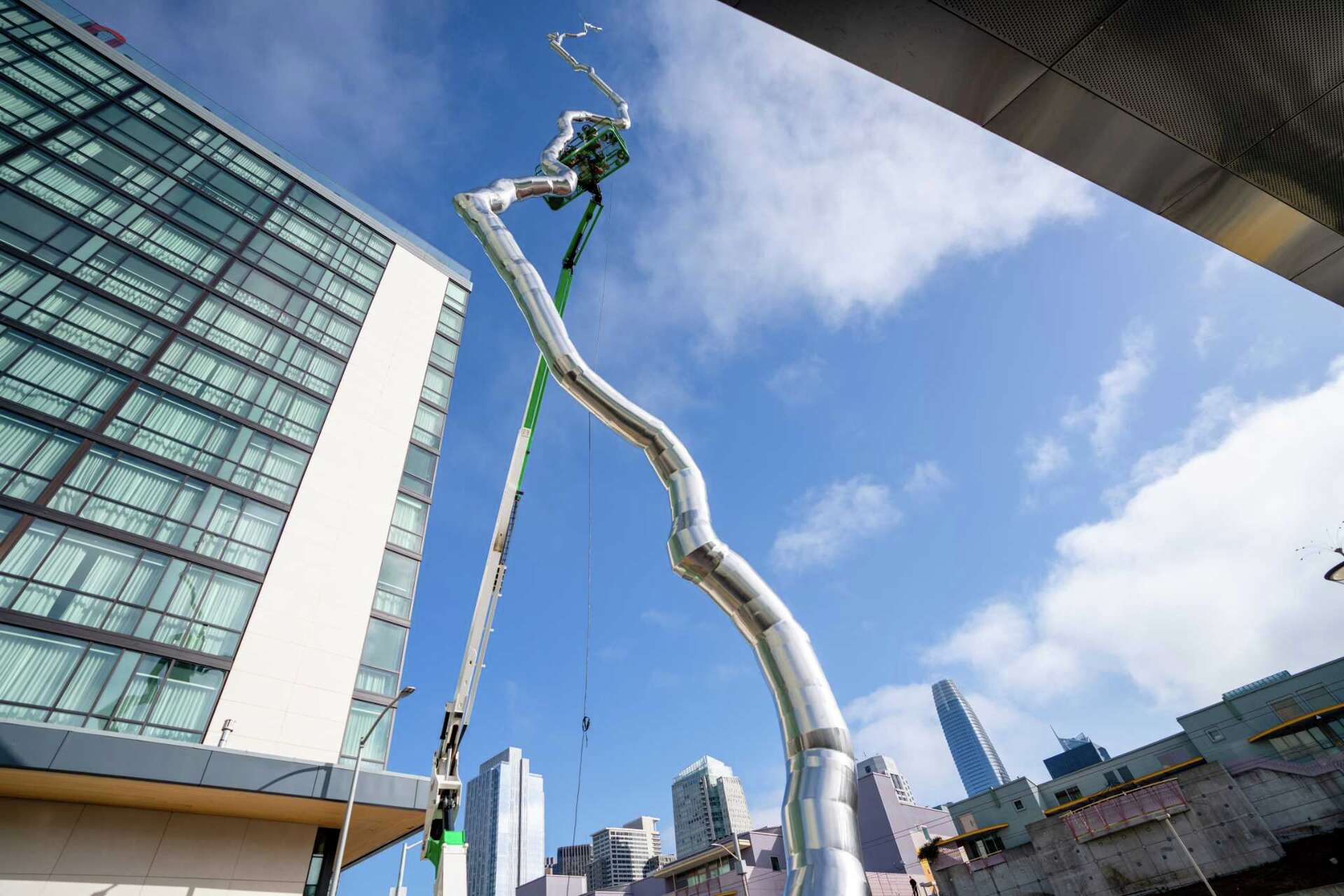 Roxy Paine's controversial sculpture 'Node' is worth seeing in person