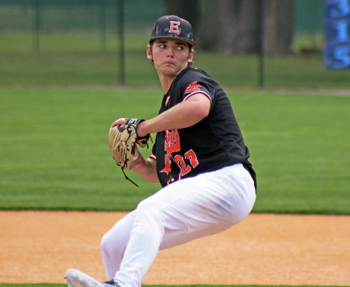 Zander Mueth, Lancers shut down Edwardsville bats