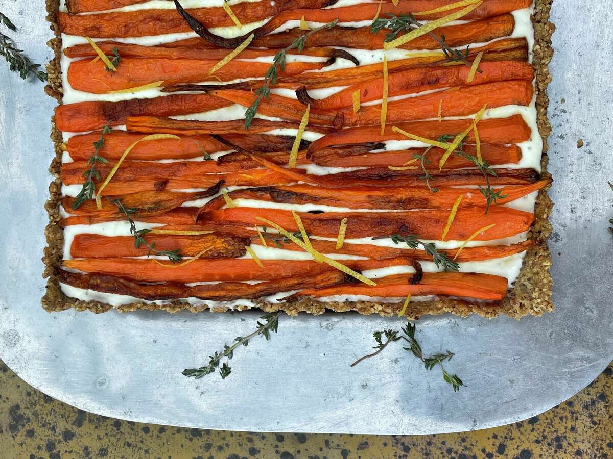 Carrothazelnut tart, tea mocktail recipes for intentional cooking