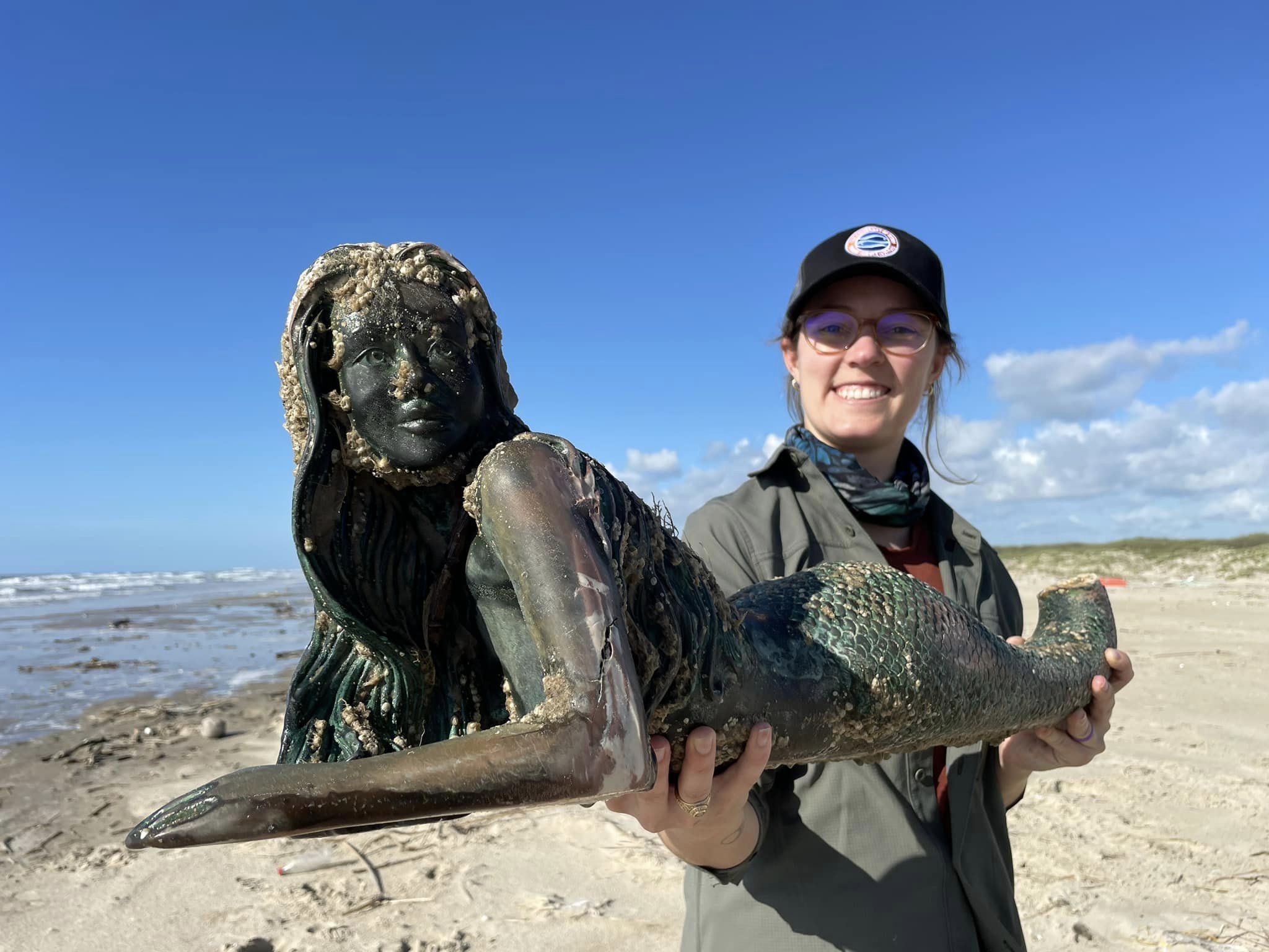 Creepy dolls washing ashore in Texas are being used to help birds