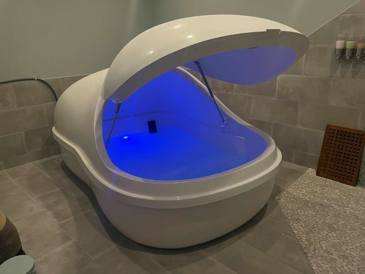 Customers can float effortlessly in one of two enclosable pods at The Float Spa