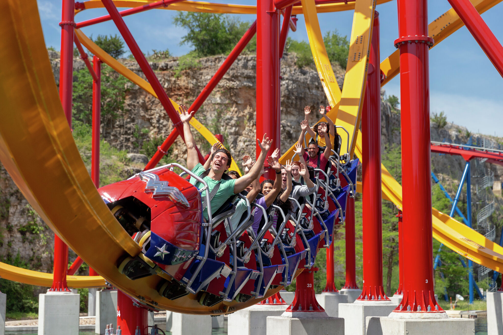 Six Flags Fiesta Texas Site Title