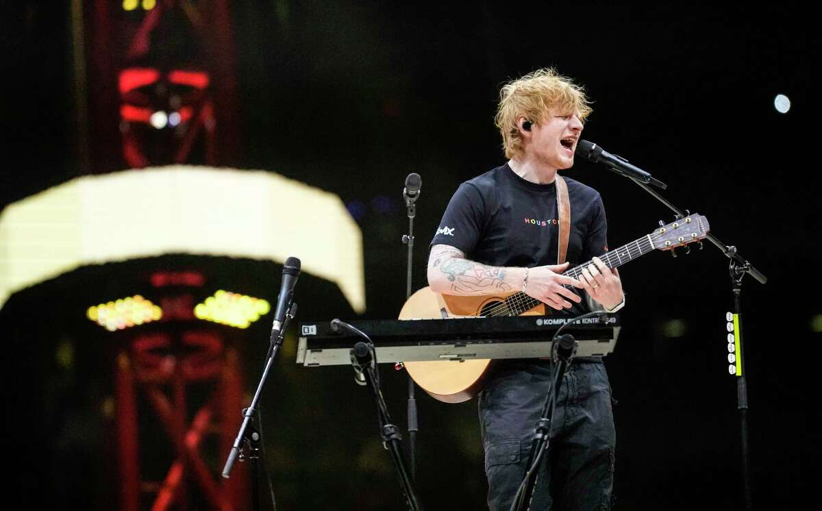 Concert review Ed Sheeran brings his biggest show yet to Houston