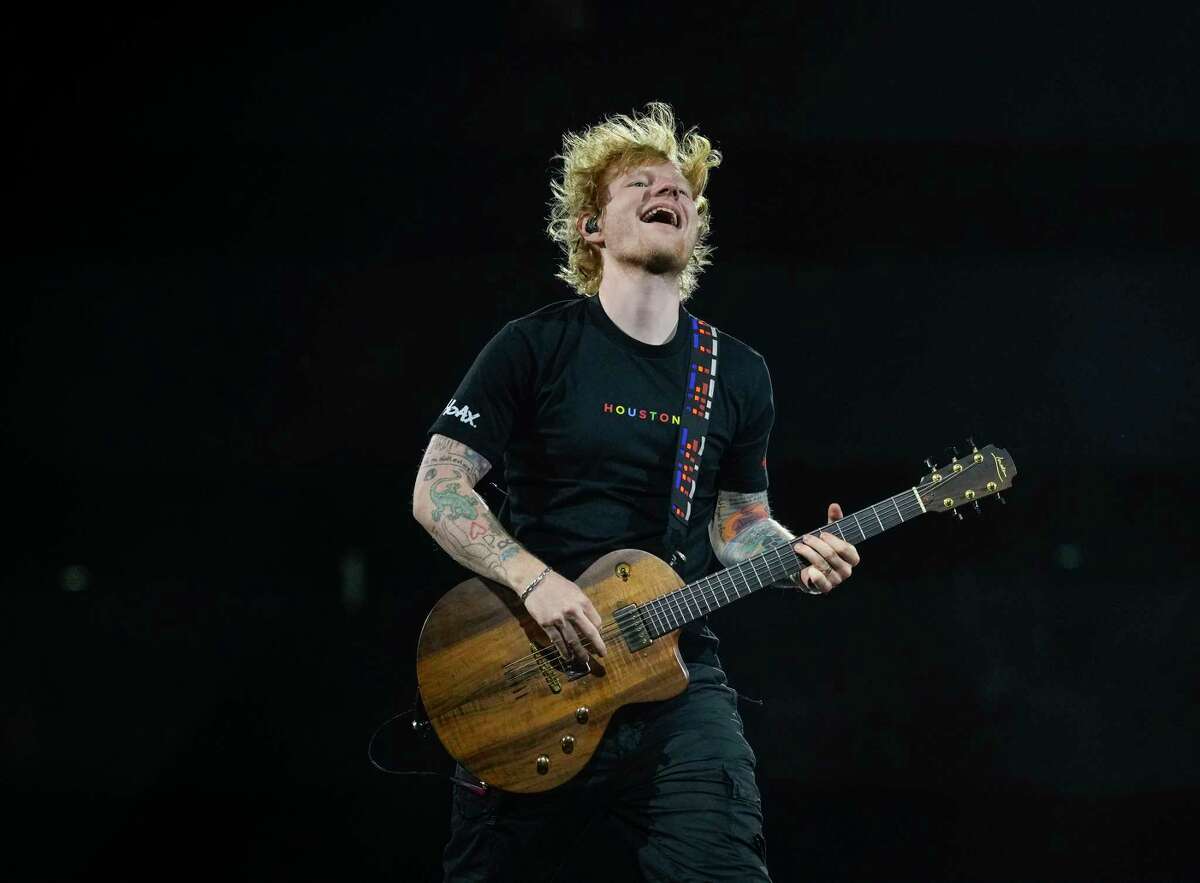 Concert review Ed Sheeran brings his biggest show yet to Houston
