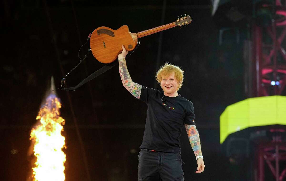 Concert review Ed Sheeran brings his biggest show yet to Houston