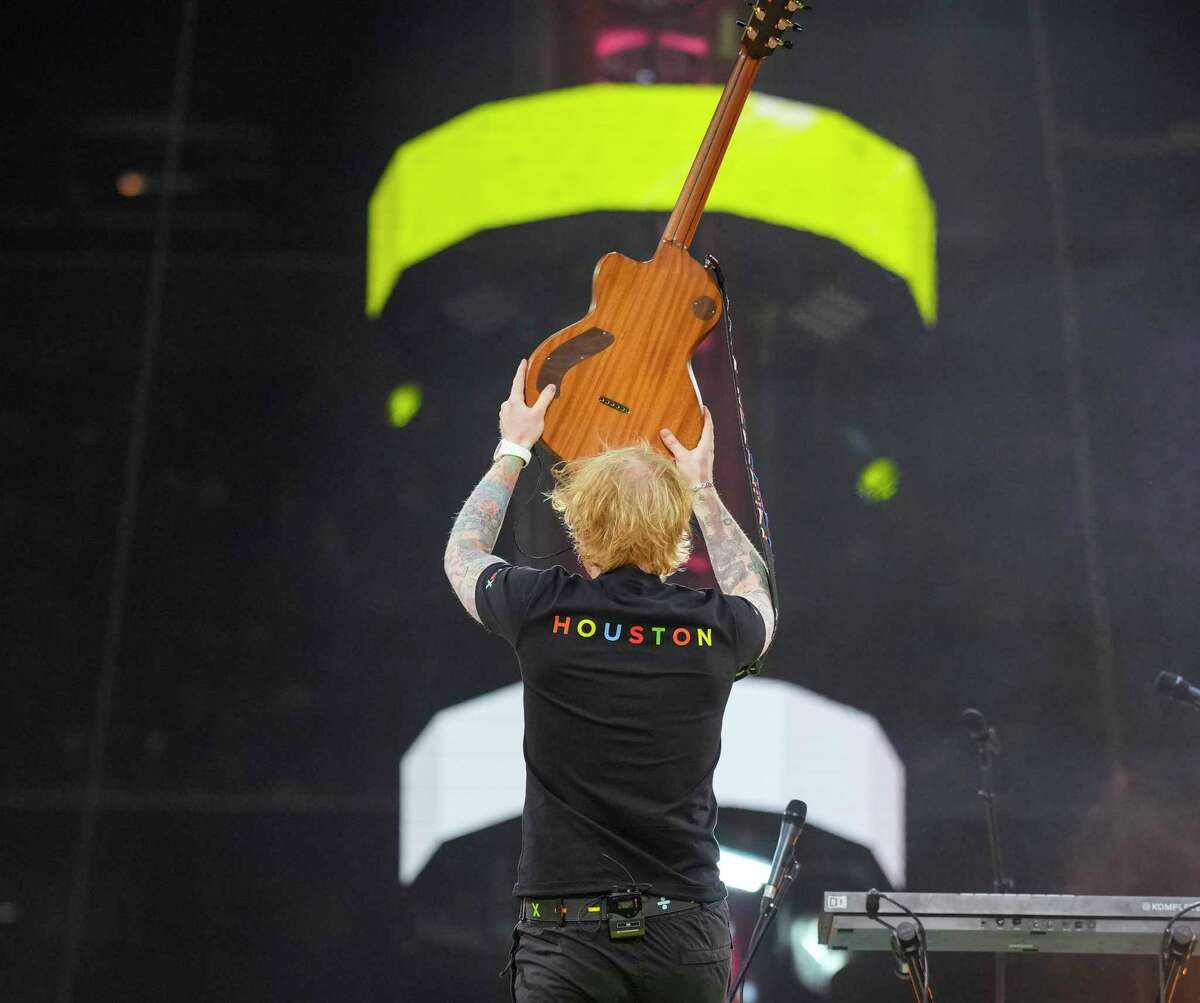 Concert review Ed Sheeran brings his biggest show yet to Houston