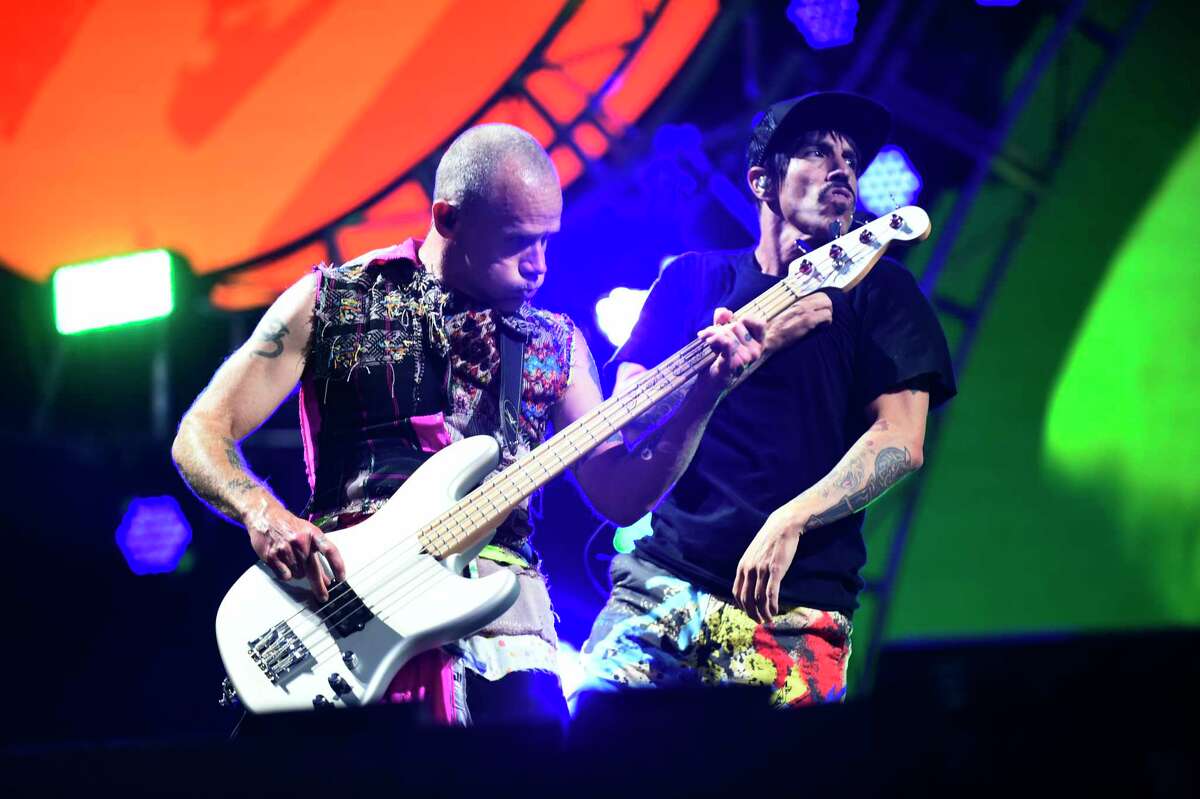 The Red Hot Chili Peppers perform as the final headliner at BottleRock Napa Valley in 2016.