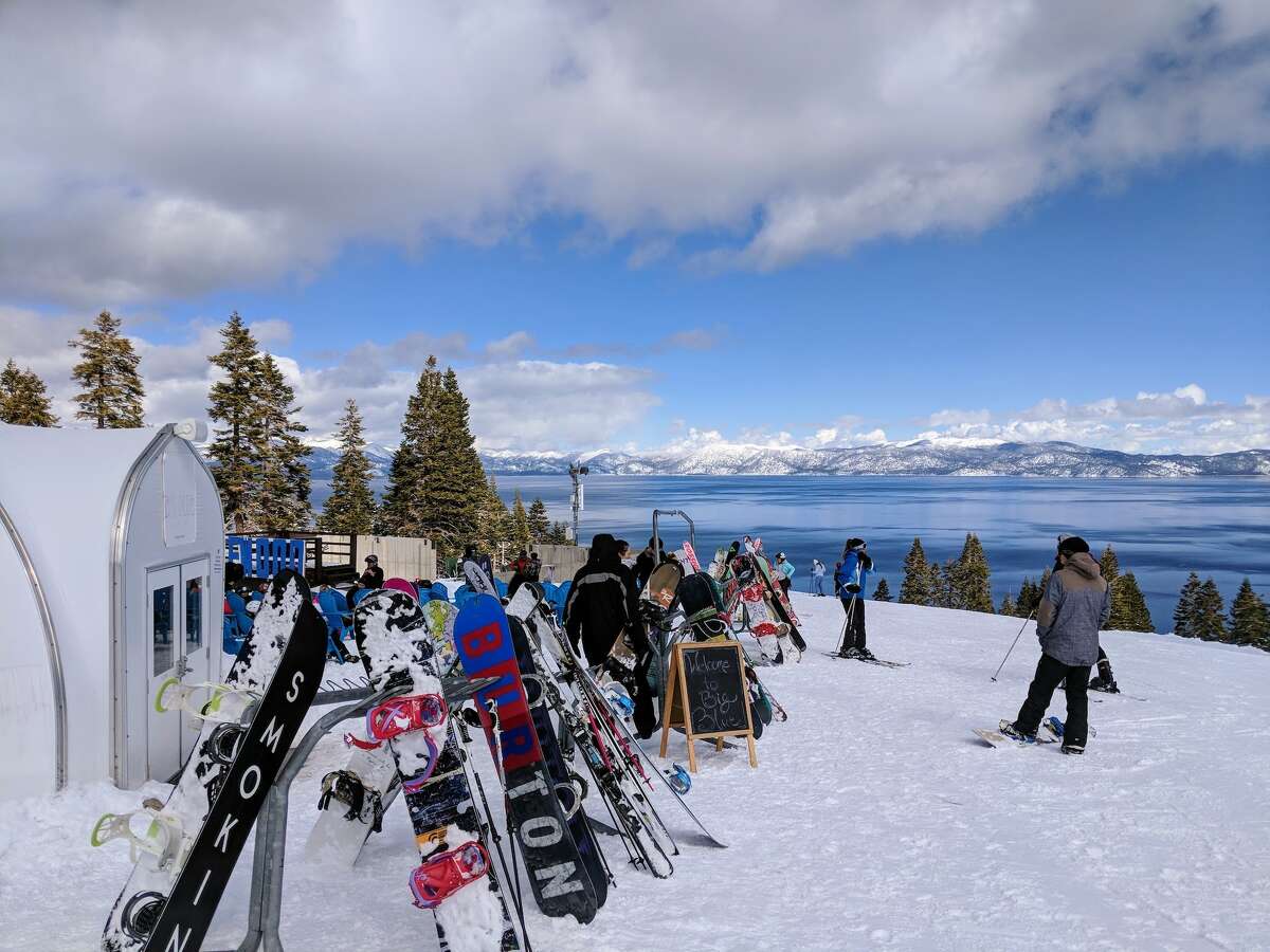 The view from Homewood Resort's Big Blue View Bar.