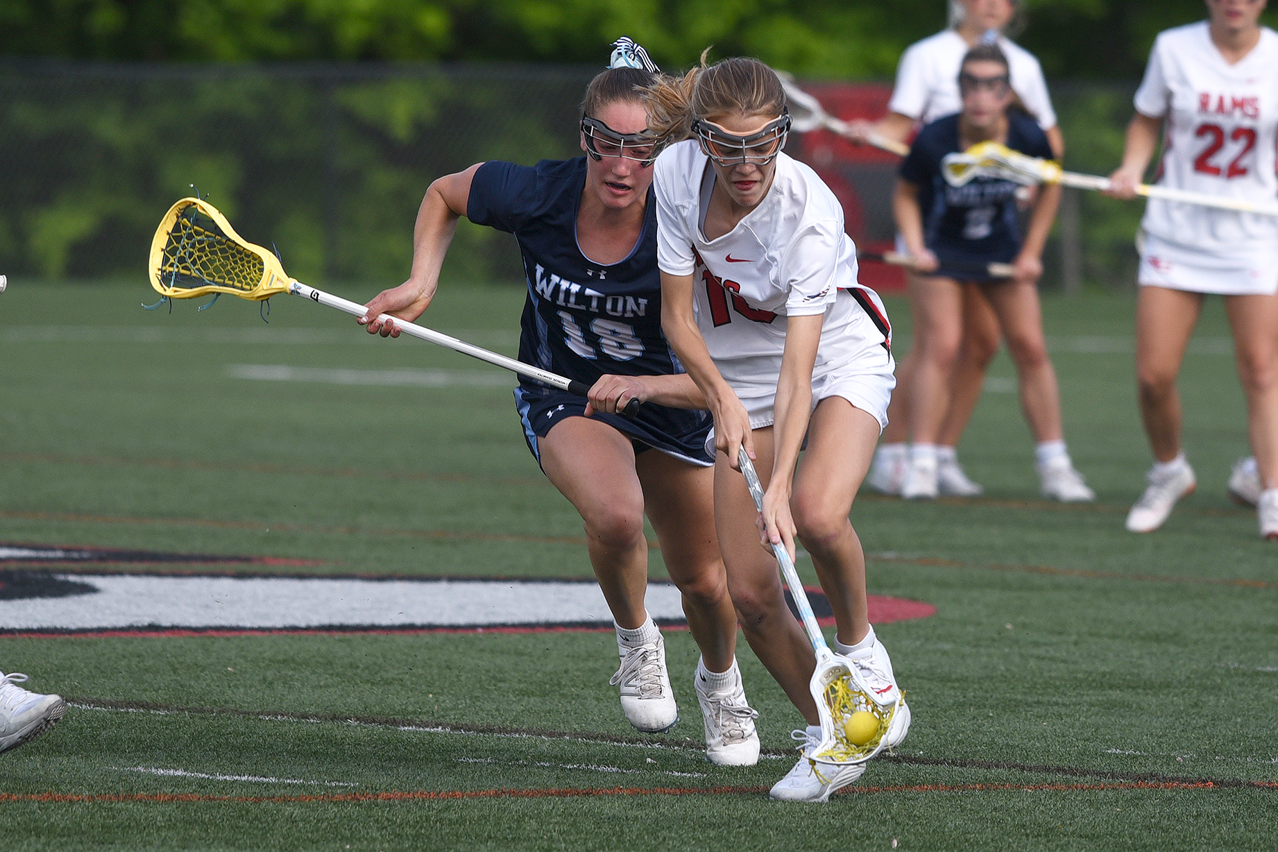 Wings Teach Lacrosse to Girls at Special Event at Citizens Bank