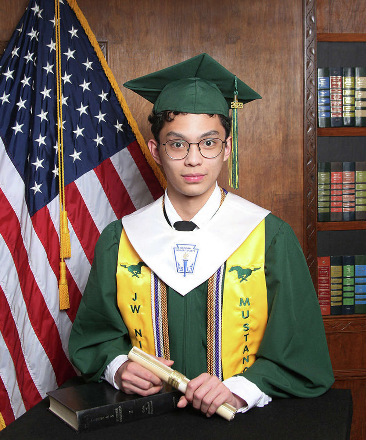 Gabriel Ernest Guzman, Nixon High School Salutatorian for the class of 2023.