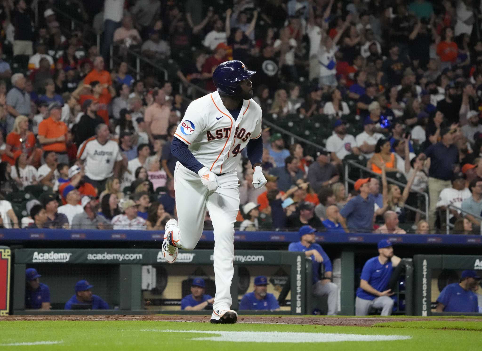 Kyle Tucker hits 3 HRs and drives in 4 runs as the Astros beat the  Athletics 6-4