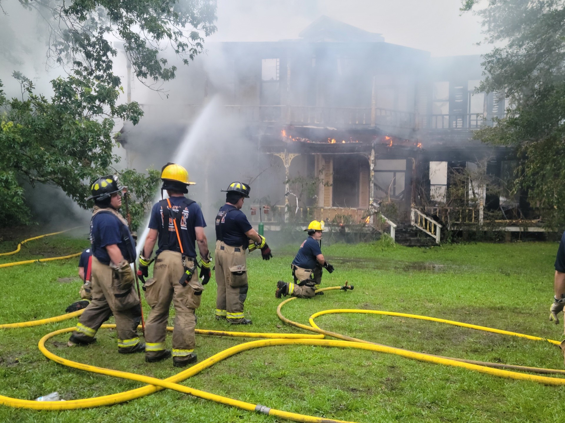 Dickinson's oldest home destroyed in large fire