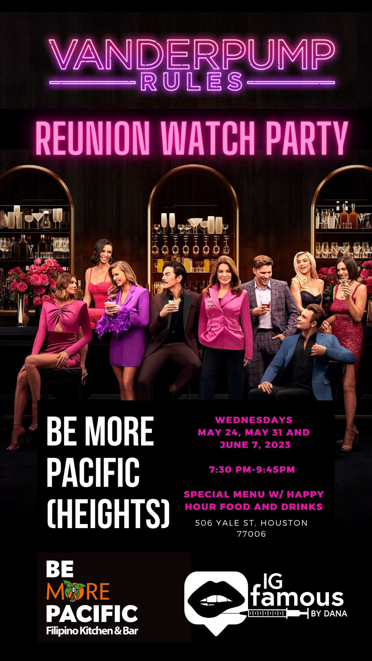 'Vanderpump' drinks at Houston restaurant's reunion watch parties