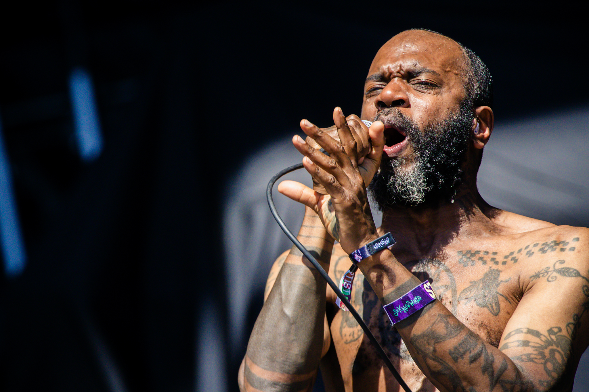Stefan Burnett aka MC Ride of Death Grips performs on stage at SWG3 News  Photo  Getty Images