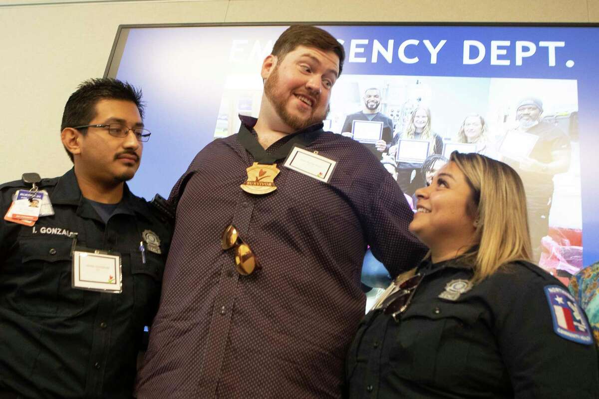 Woodlands trauma survivors meet first responders at Memorial Hermann