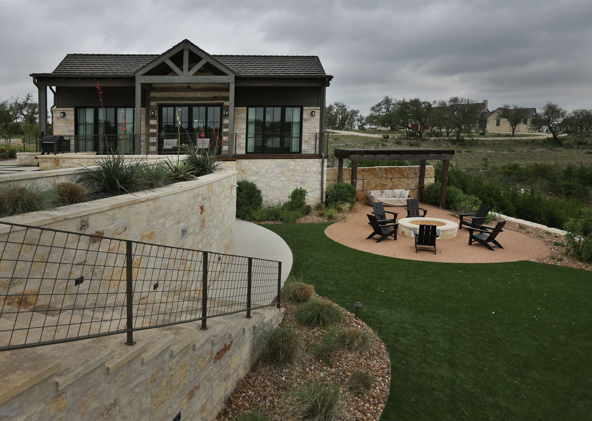 Texas Monthly Hill Country Show Home at Boot Ranch - Transitional