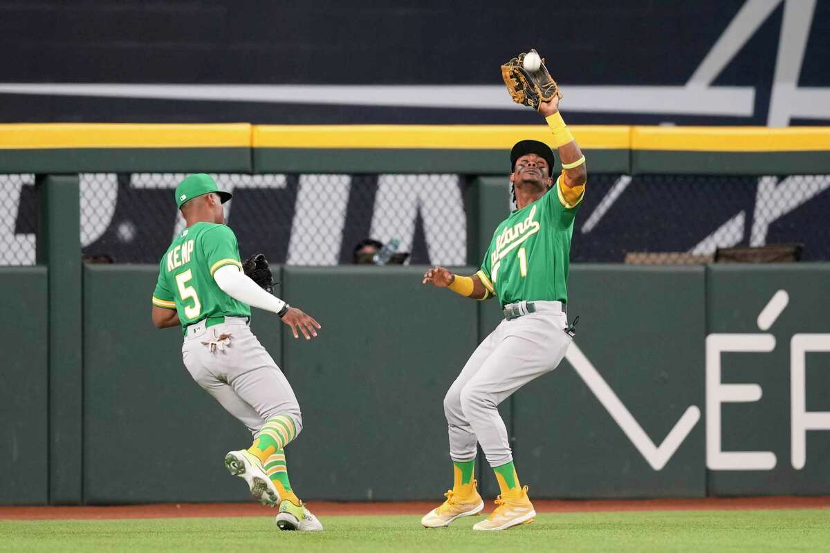 Oakland Athletics center fielder Esteury Ruiz , Oakland Athletics