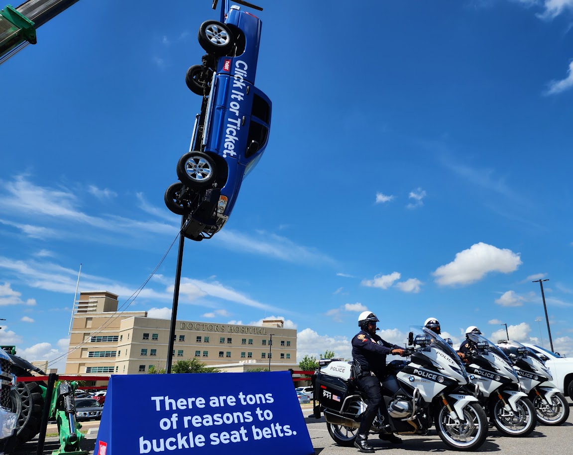 Click It or Ticket suspends truck in midair to launch Laredo campaign - Vimarsana News