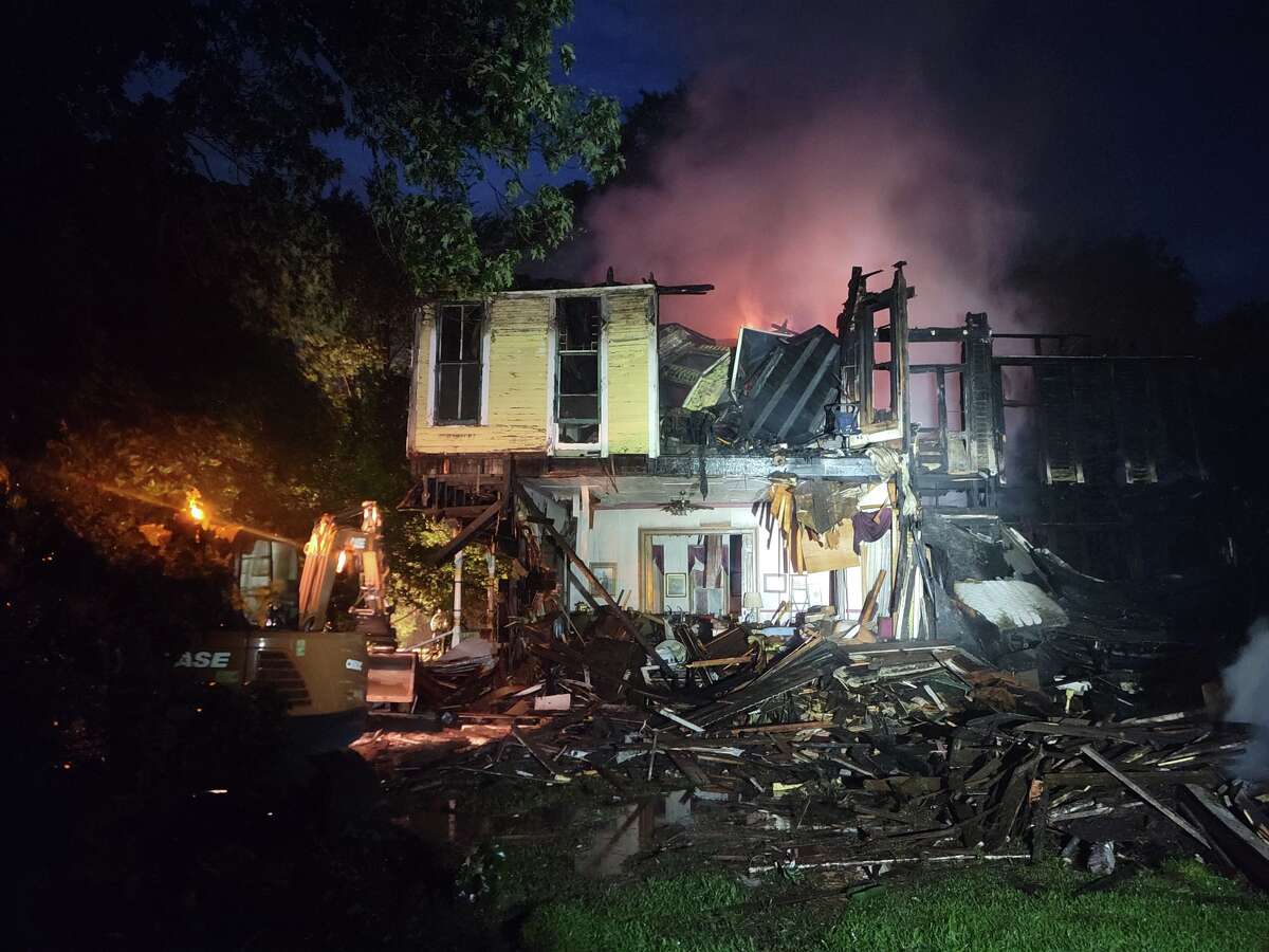 The oldest home in Dickinson was just lost to a massive fire