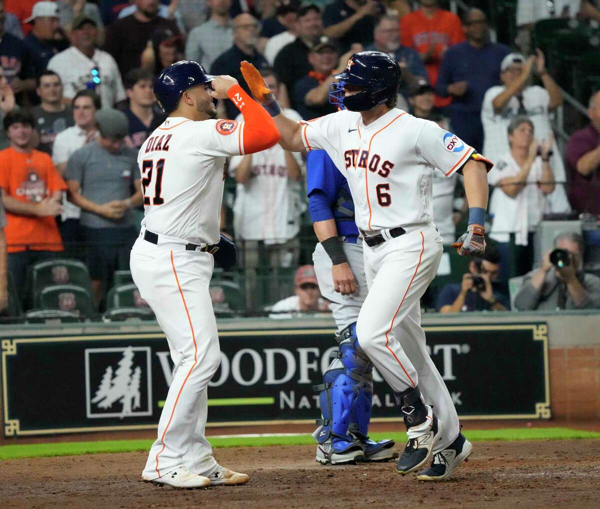 Houston Astros' Jake Meyers keeps head in the game after being hit