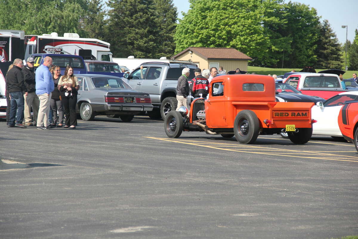 The Caro community came out to support Bobby Cirassoli at the Tuscola Tech Center's inaugural Car Show and Big Toy event Wednesday evening. 