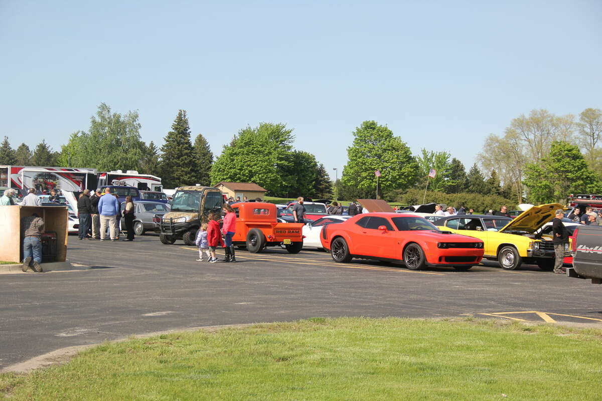 The Caro community came out to support Bobby Cirassoli at the Tuscola Tech Center's inaugural Car Show and Big Toy event Wednesday evening. 