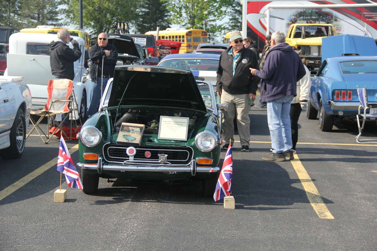 The Caro community came out Wednesday night to support Bobby Cerasoli at the Tuscola Tech Center's first car show and Big Toy event. 