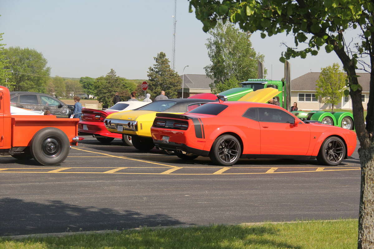 The Caro community came out to support Bobby Cirassoli at the Tuscola Tech Center's inaugural Car Show and Big Toy event Wednesday evening. 