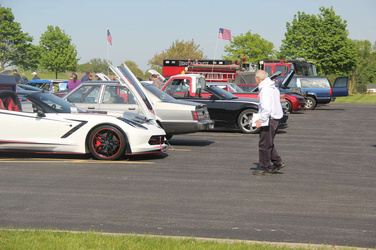 The Caro community came out to support Bobby Cirassoli at the Tuscola Tech Center's inaugural Car Show and Big Toy event Wednesday evening. 