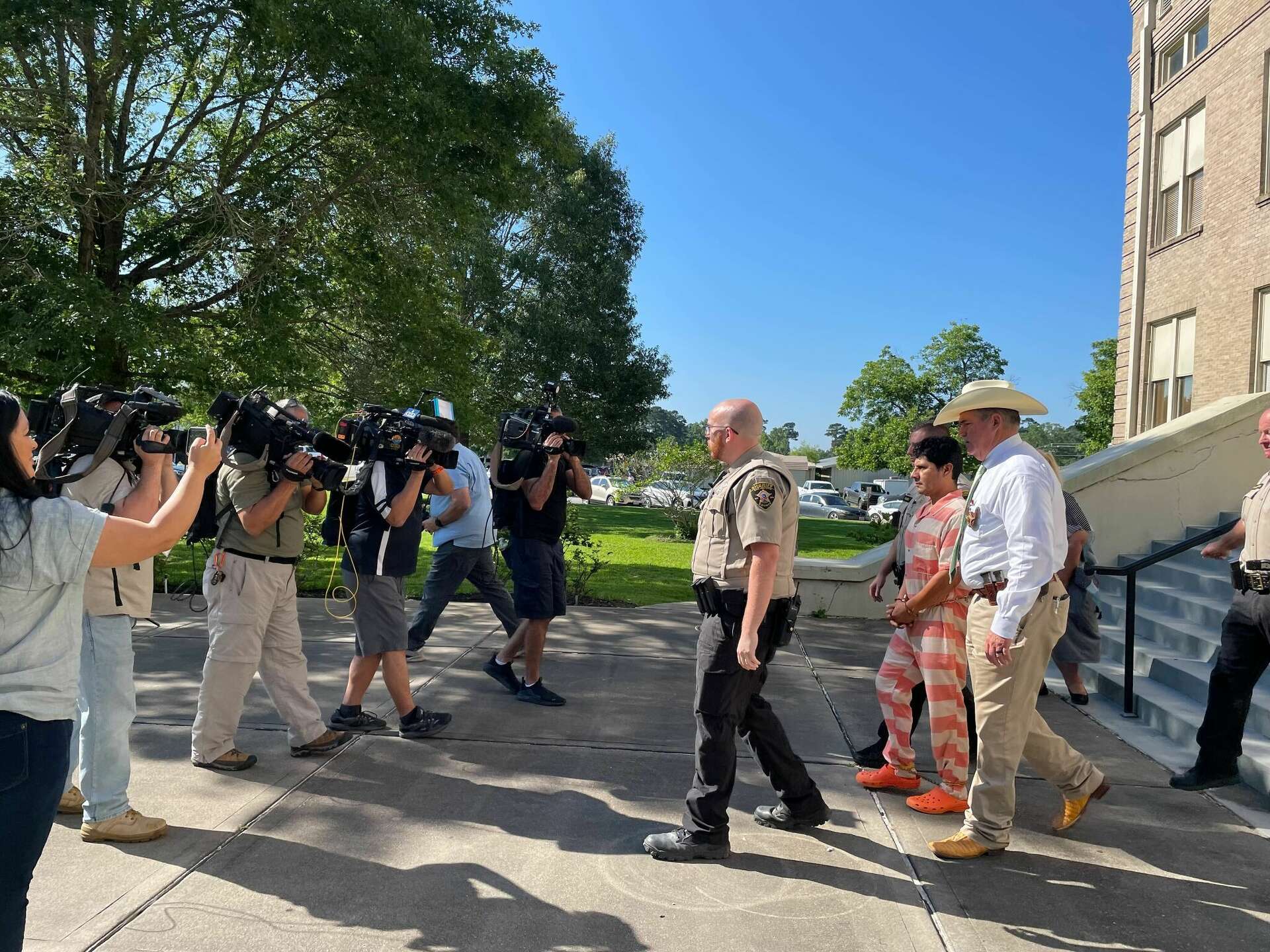 Accused Cleveland shooter appears in San Jacinto County court