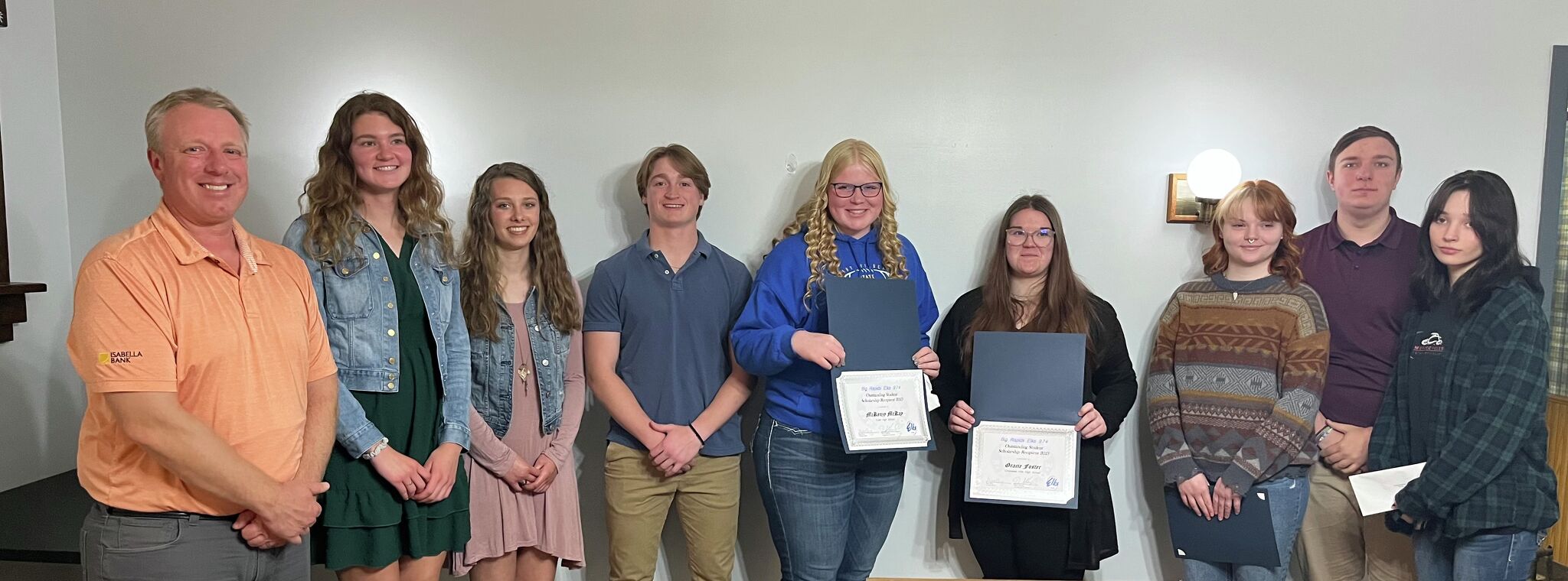 Students from five area schools receive Elks Lodge scholarships