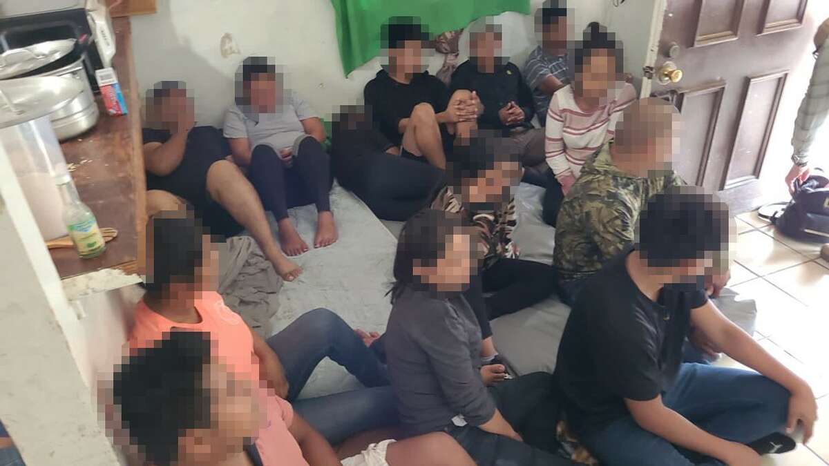 U.S. Border Patrol agents said they found 28 migrants in deplorable conditions inside a south Laredo stash house on May 16.