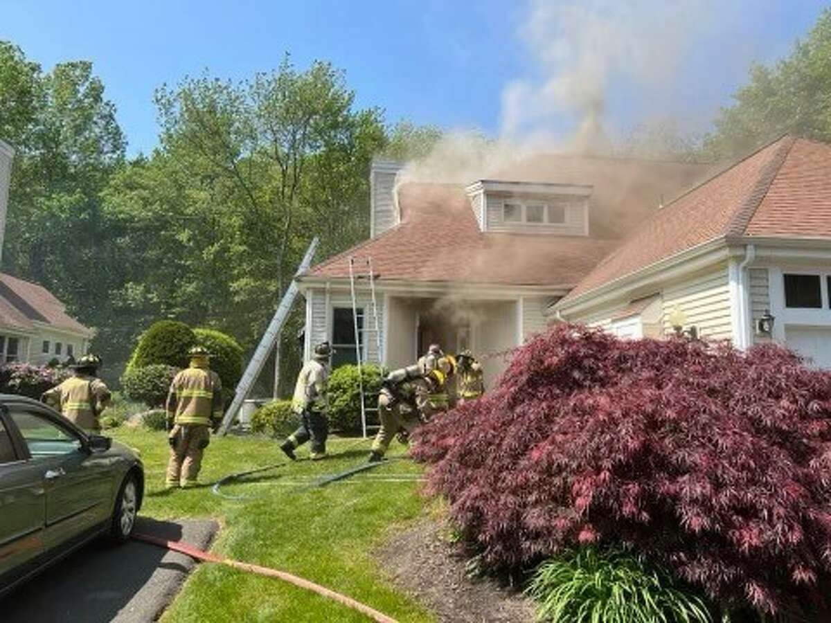 Fire crews battle blaze at Summerfield Gardens in Shelton