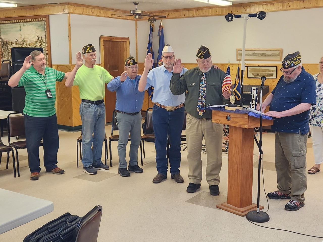 Ed DeYoung sworn in as Lake County VFW Post 5315 commander