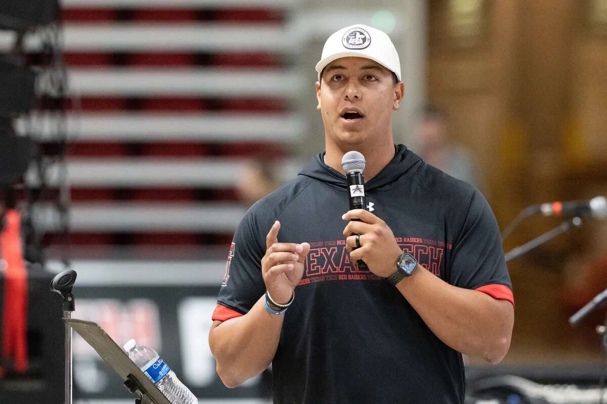 Taylor Nunez, the 2012 Lee High School graduate and former Texas Tech defensive end, is a motivational speaker and physical trainer