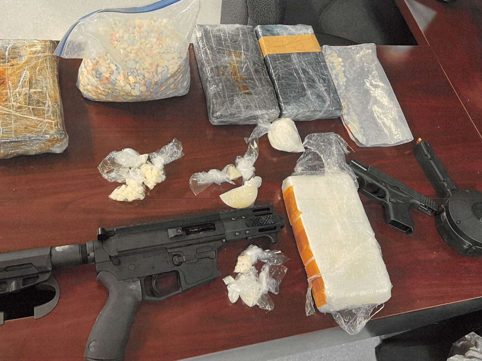 Several kilograms of cocaine were found after a drug bust in Groves