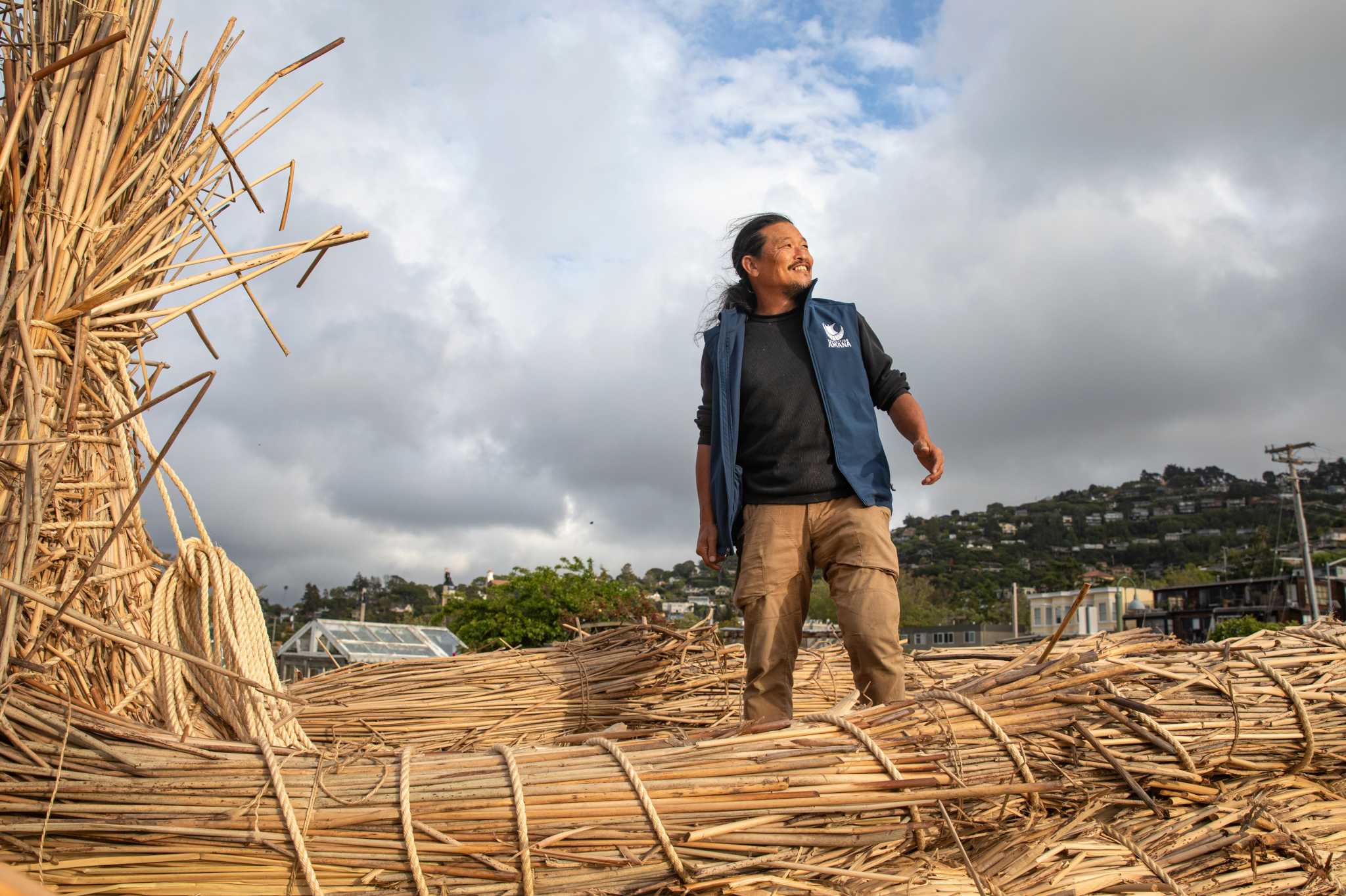 Can a 60-foot boat made of dried plants cross the Pacific from SF Bay?