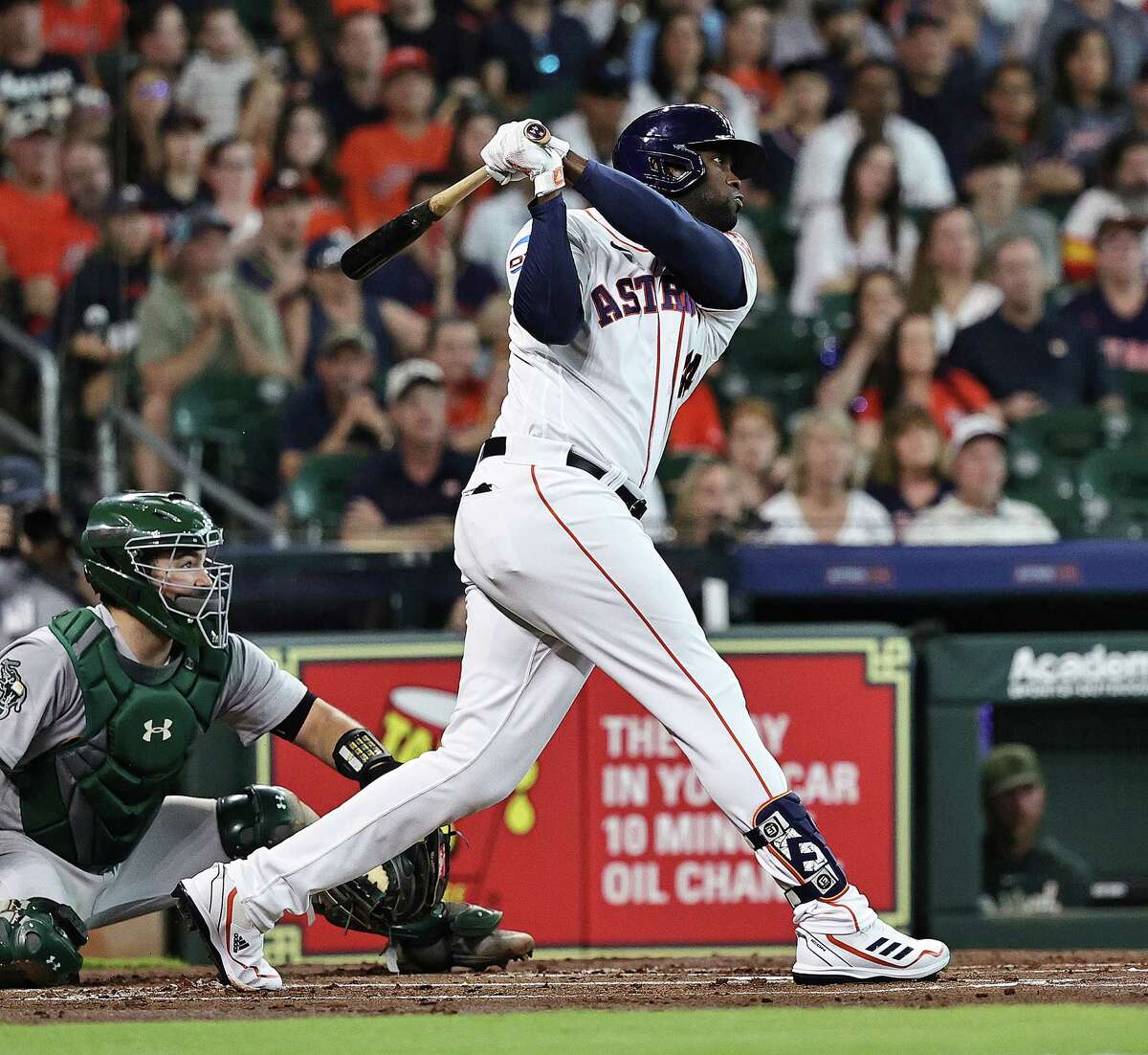 Yordan Alvarez lifts Houston Astros past Oakland Athletics